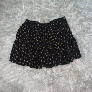 lydia martin floral ruffle skirt